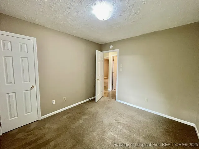 an empty room with a natural light