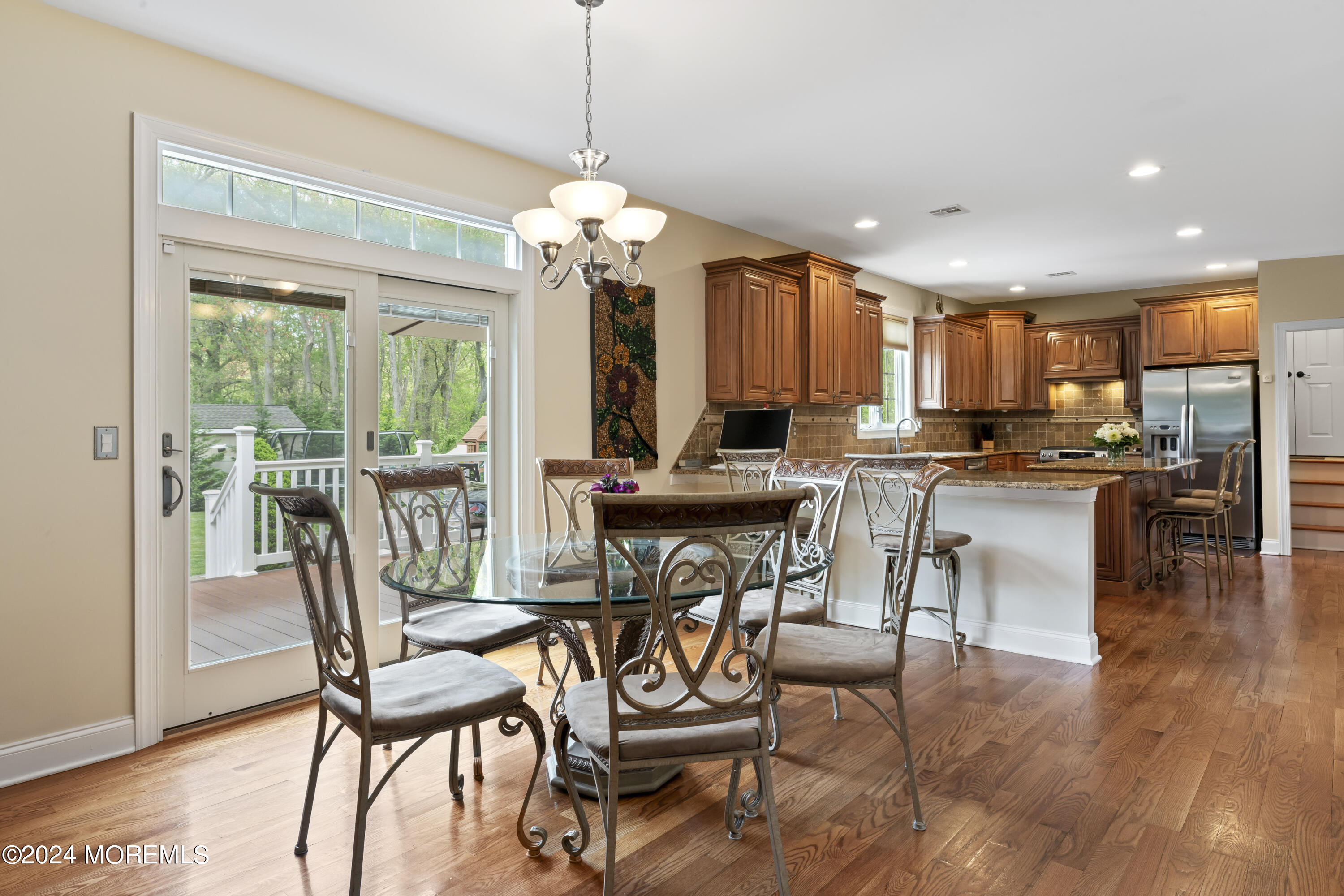 1588 West Front Street Lincroft, NJ 07738 - Photo 4 of 50 a view of a dining room with furniture window and wooden floor