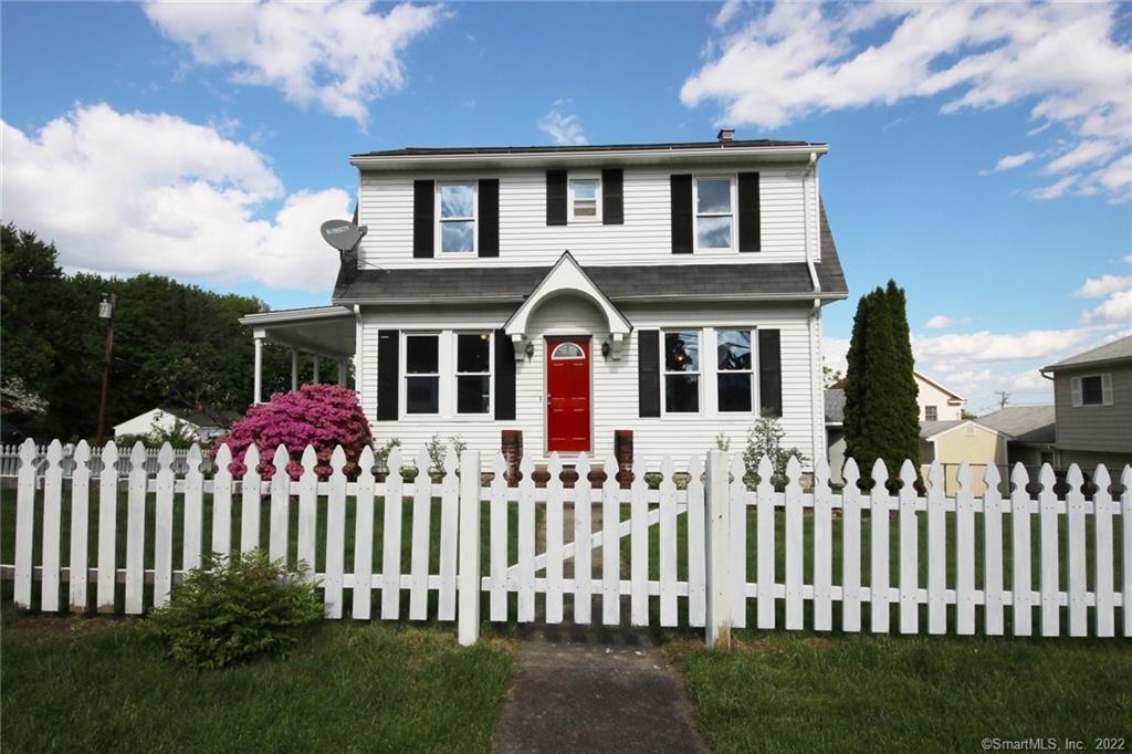 Classic Colonial on a corner lot.