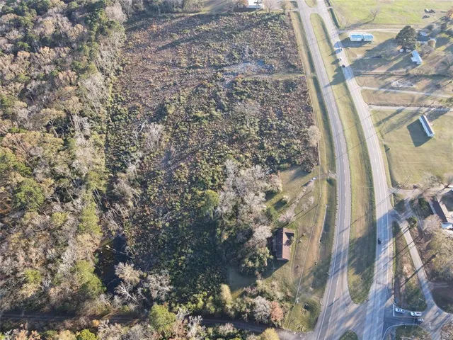 a aerial view of a house
