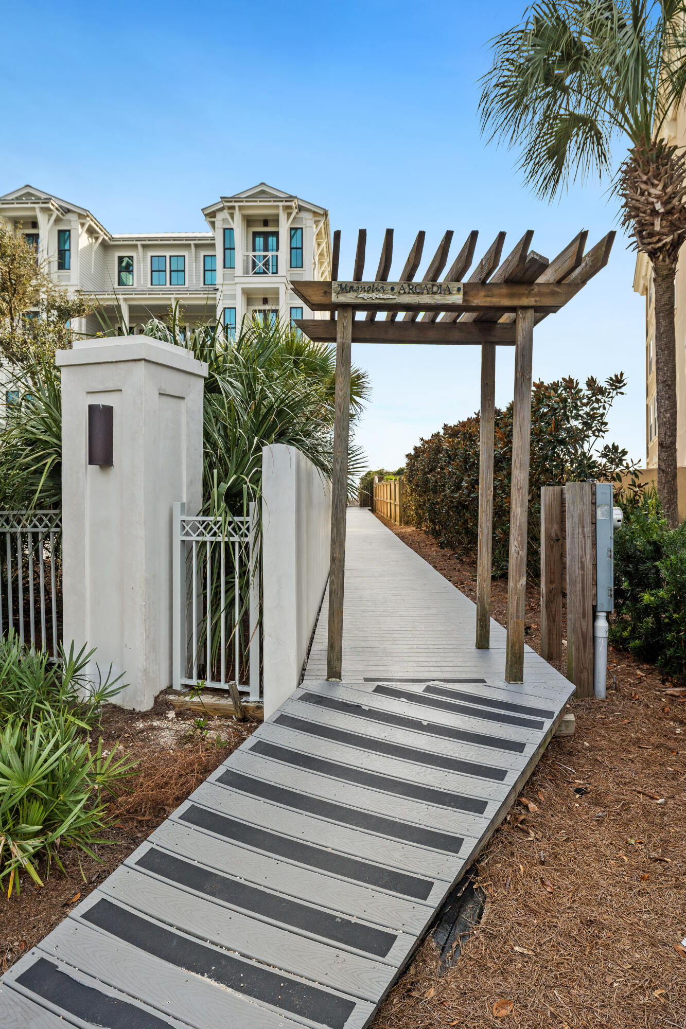 587 Patina Blvd Inlet Beach Inlet Beach, FL 32461 - Photo 42 of 52 a view of a house with backyard and deck