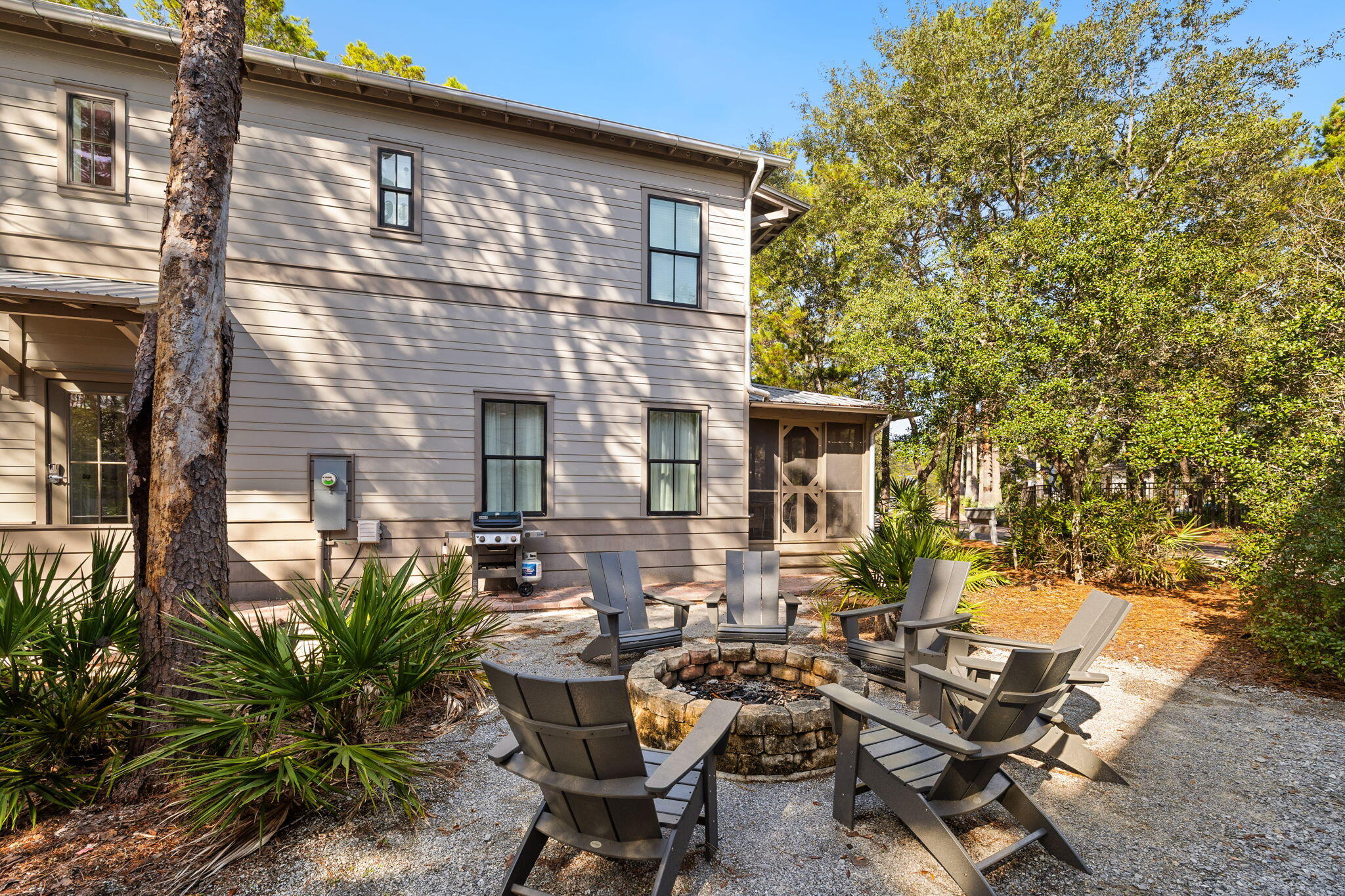 587 Patina Blvd Inlet Beach Inlet Beach, FL 32461 - Photo 6 of 52 a front view of a house with outdoor seating