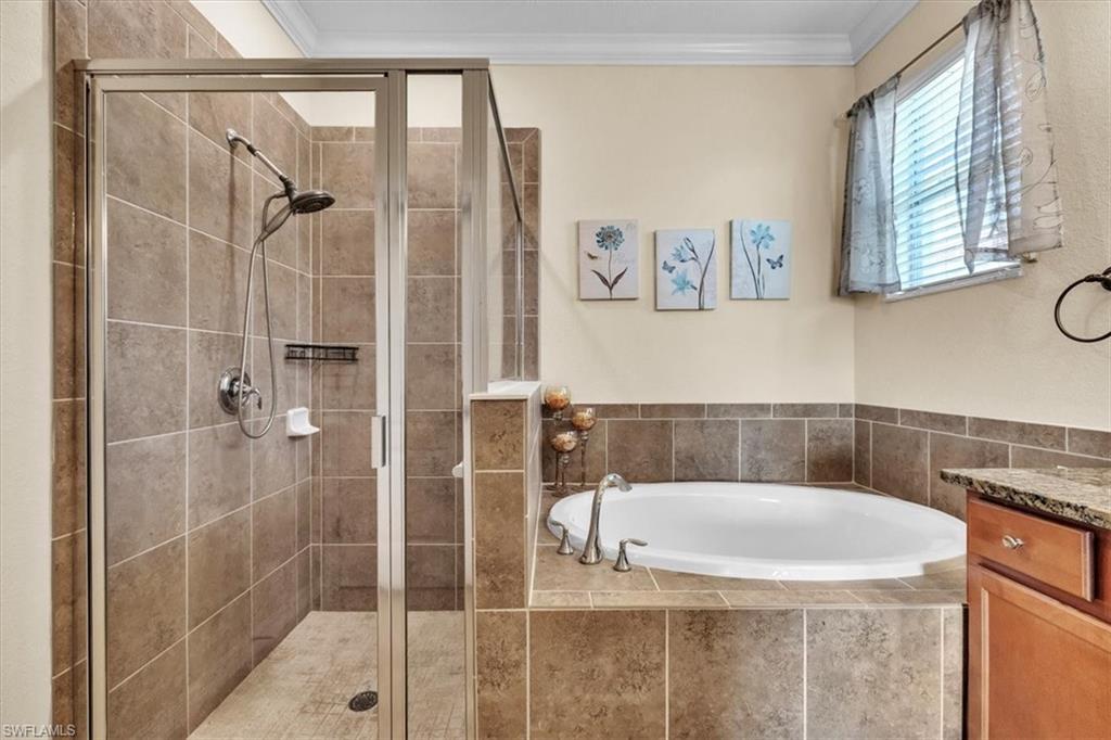 3112 Walnut Grove Lane Alva, FL 33920 - Photo 22 of 50 a bathroom with a bathtub and shower