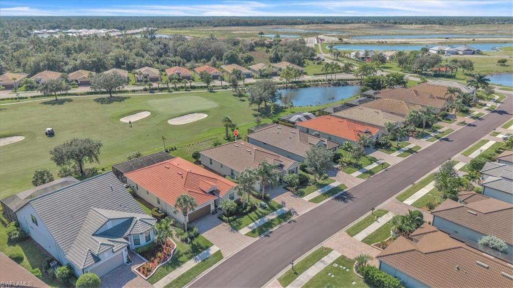 3112 Walnut Grove Lane Alva, FL 33920 - Photo 38 of 50 an aerial view of ocean and residential houses with outdoor space