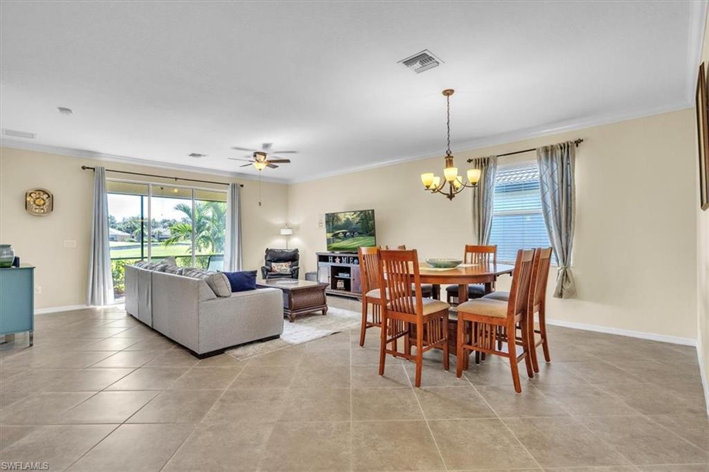 3112 Walnut Grove Lane Alva, FL 33920 - Photo 7 of 50 a view of a dining room with furniture window and outside view