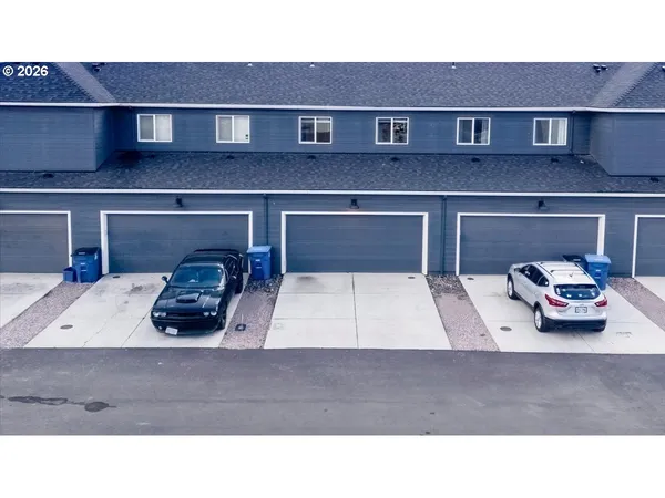 a picture of a car park in front of it