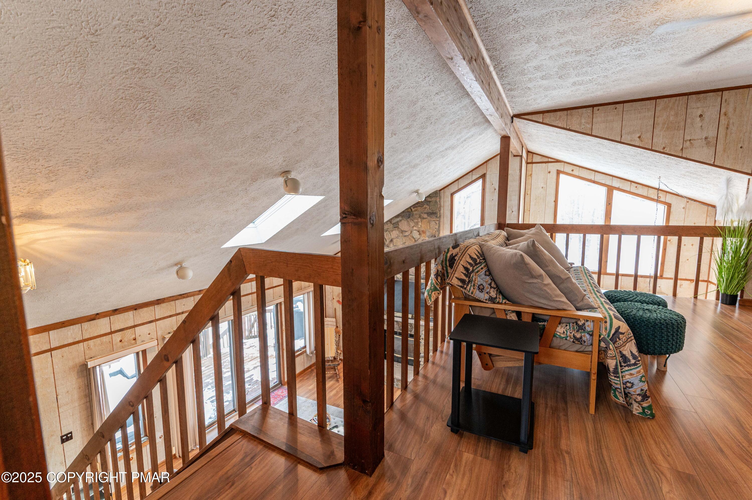 178 Cardinal Drive, Unit R2108 Gouldsboro, PA 18424 - Photo 27 of 58 a view of balcony with wooden floor