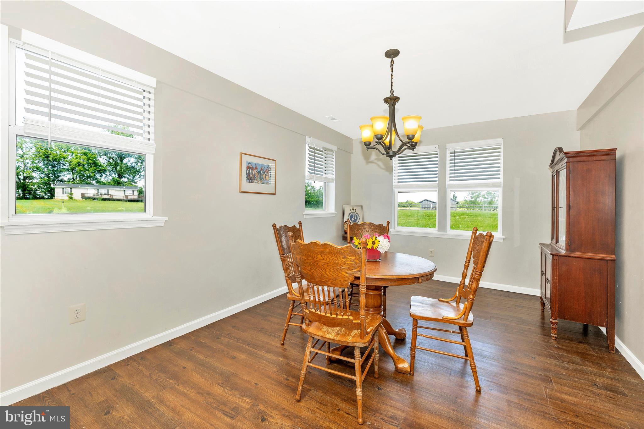 10224 Bessie Clemson Road Union Bridge, MD 21791 - Photo 24 of 46 a view of a dining room with furniture window and wooden floor