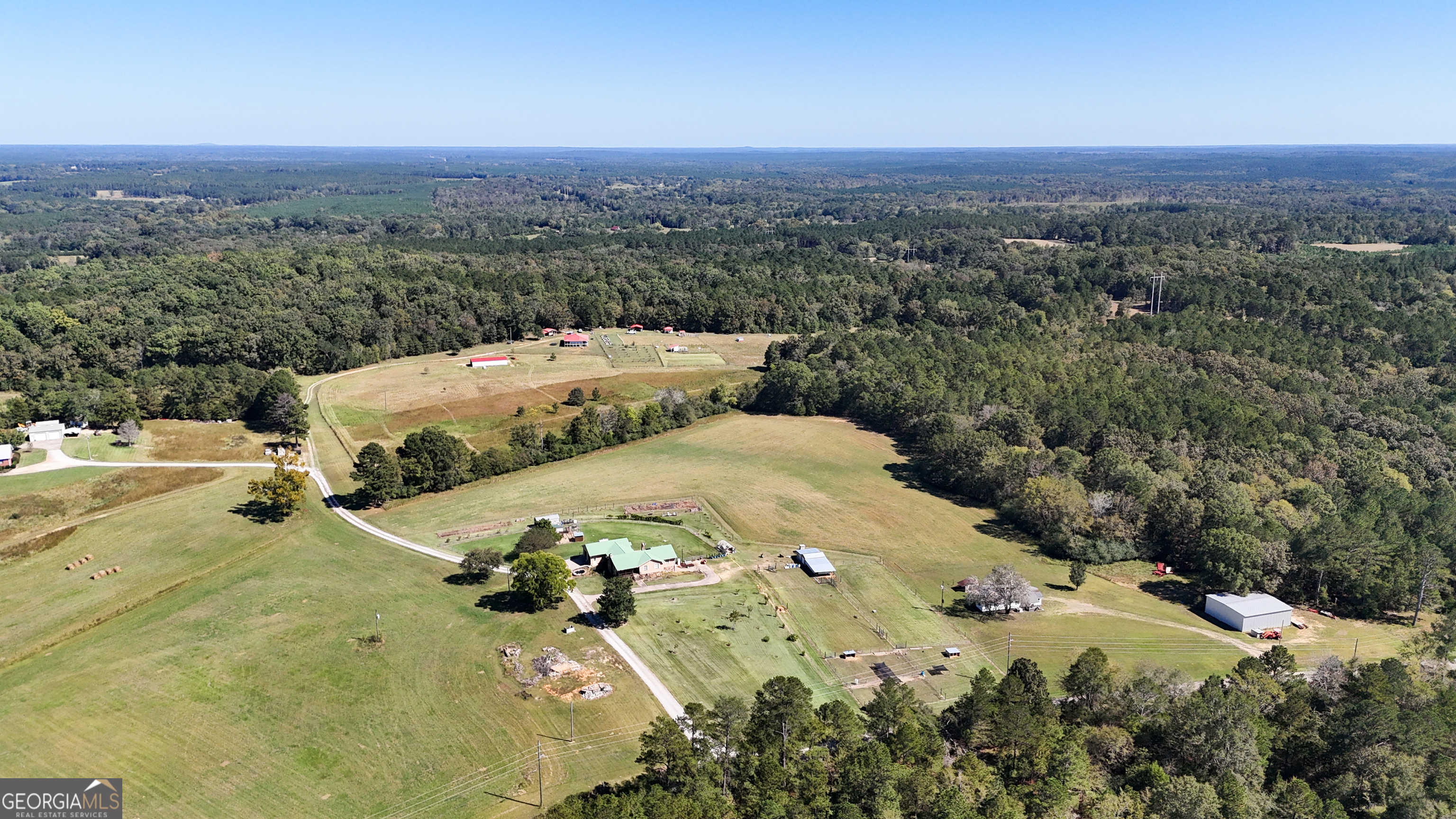 2724 Bells Ferry Road Elberton, GA 30635 - Photo 53 of 59 an aerial view of a house with a yard