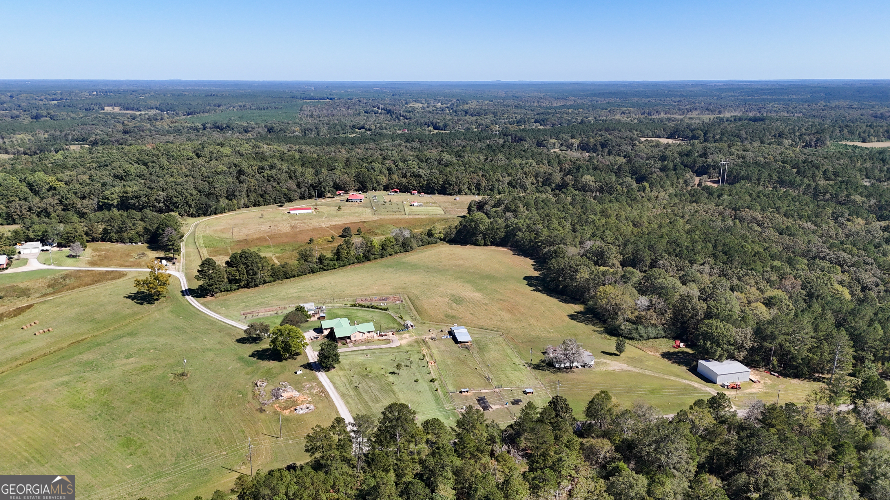 2724 Bells Ferry Road Elberton, GA 30635 - Photo 54 of 59 an aerial view of a house with a yard