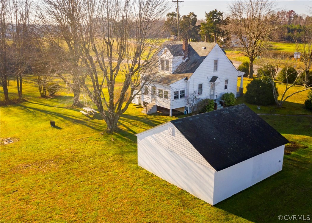 4830 Three Chopt Road Louisa, VA 23093 - Photo 25 of 27 a front view of house with yard and trees