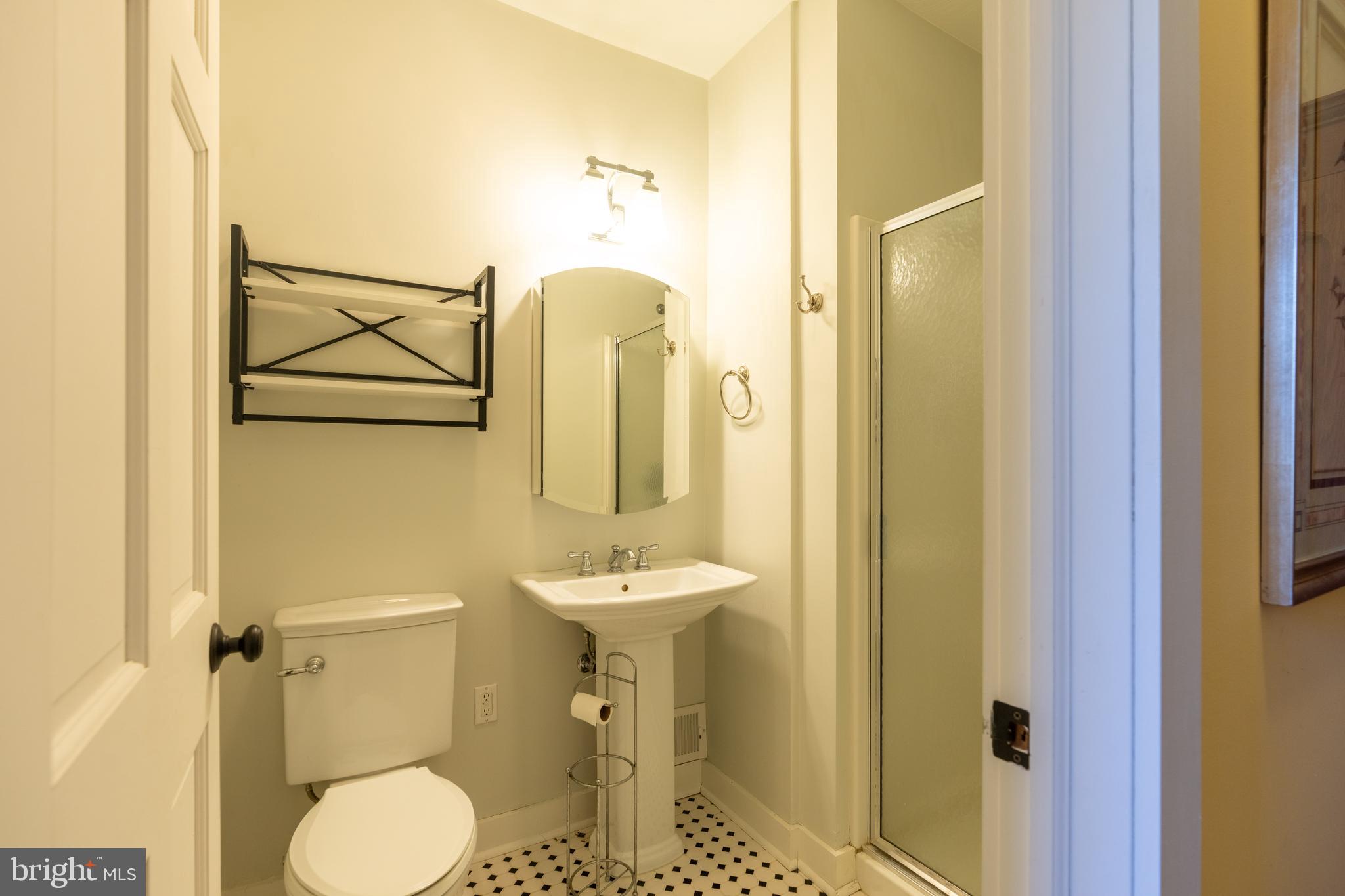 1603 Messiah Church Road Bedford, PA 15522 - Photo 29 of 114 a bathroom with a sink toilet and a mirror