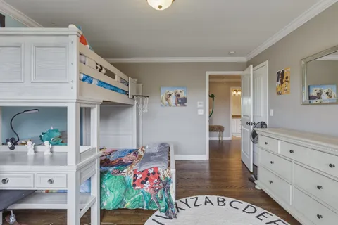 a room with a wooden floor