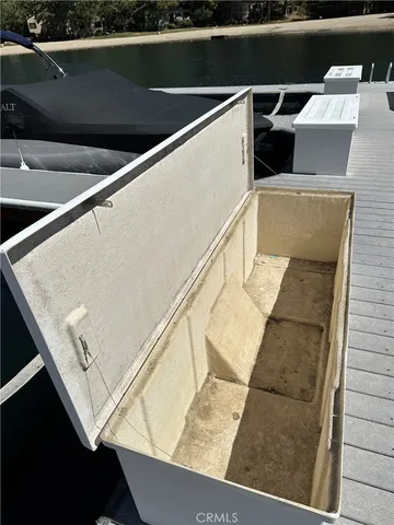 a view of a lake with a house in the background