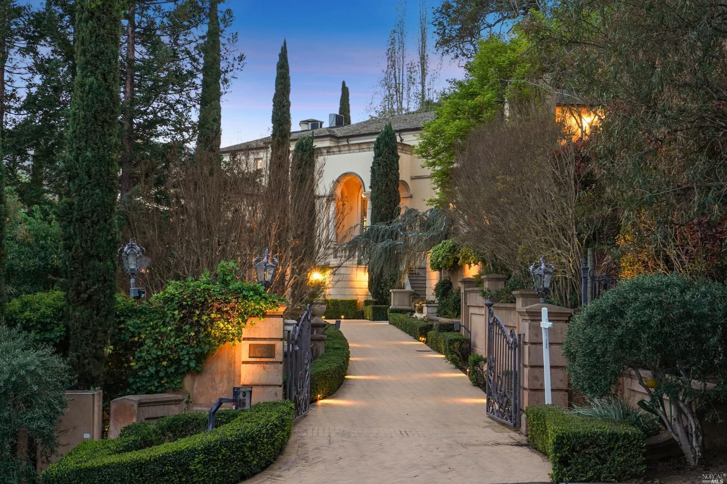 a building view with a outdoor space