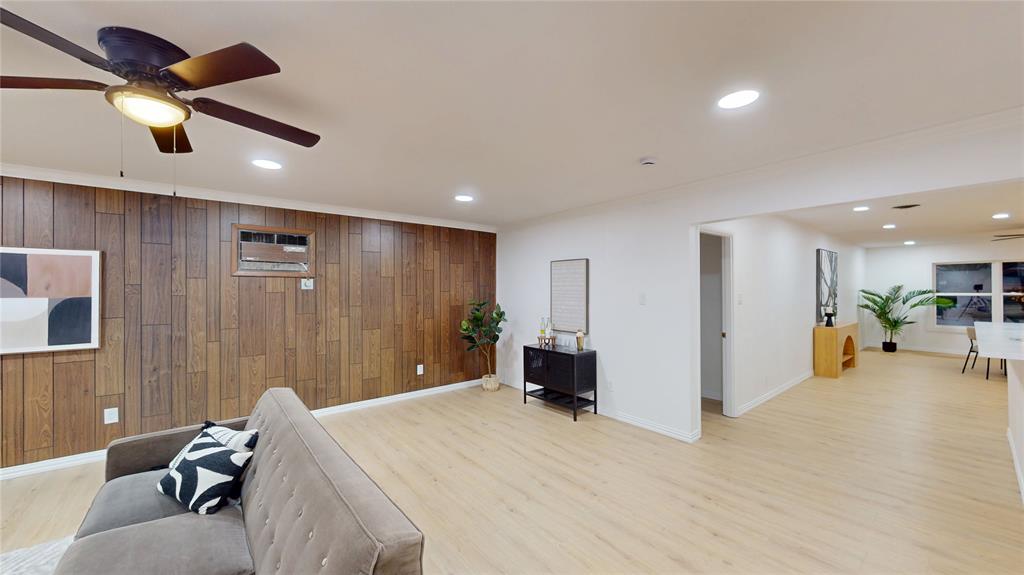 409 Vicki Place Hurst, TX 76053 - Photo 5 of 30 a bedroom with a bed and a large mirror