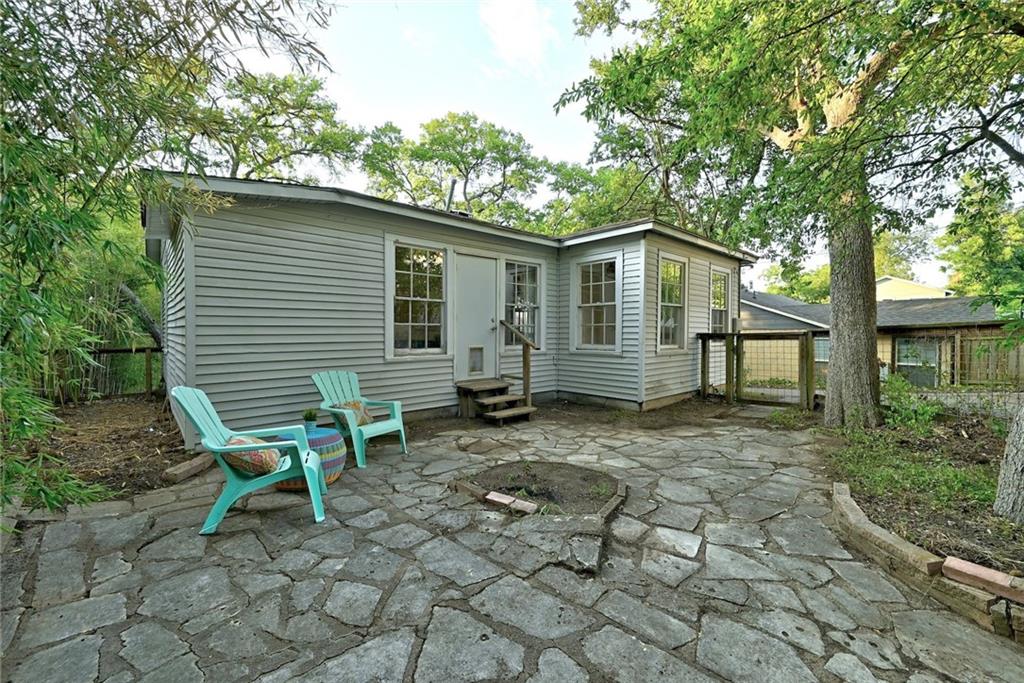 3207 Breeze Terrace, Unit A Austin, TX 78722 - Photo 16 of 18 Back of house featuring a patio and entry steps