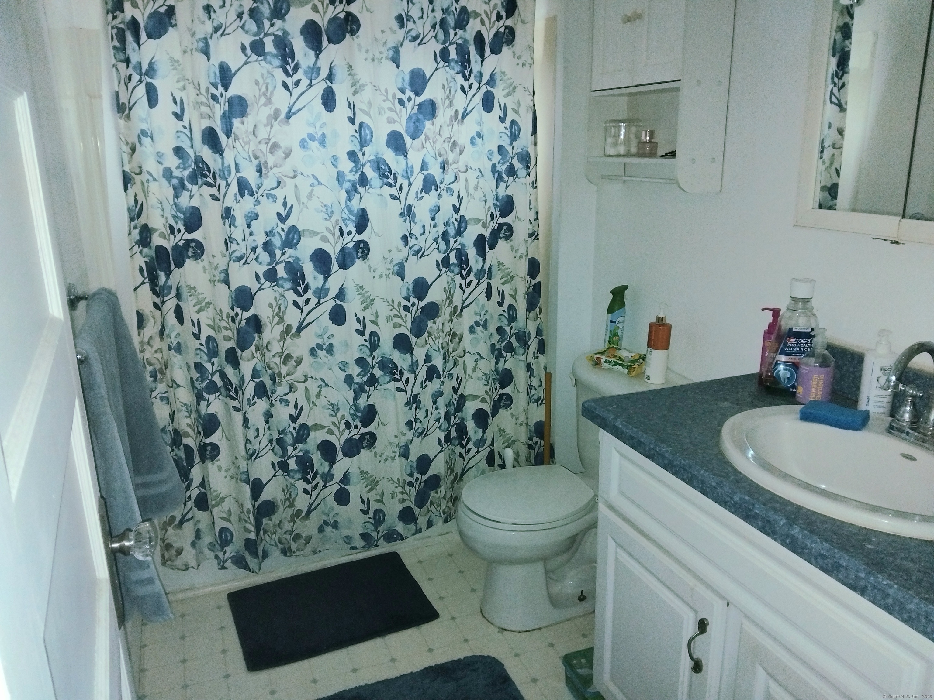 21 Roosevelt Avenue Torrington, CT 06790 - Photo 16 of 22 a bathroom with a toilet and a shower curtain