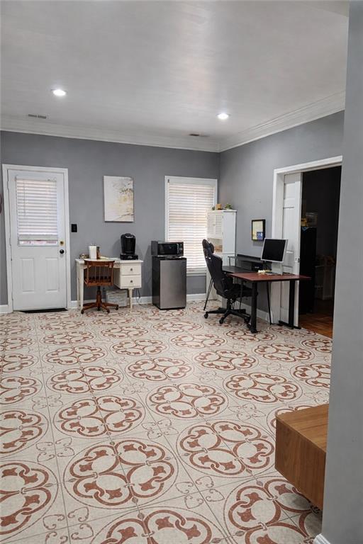 1209 Wildcliff Circle, Unit 100 Atlanta, GA 30329 - Photo 15 of 21 a living room with furniture window and a table