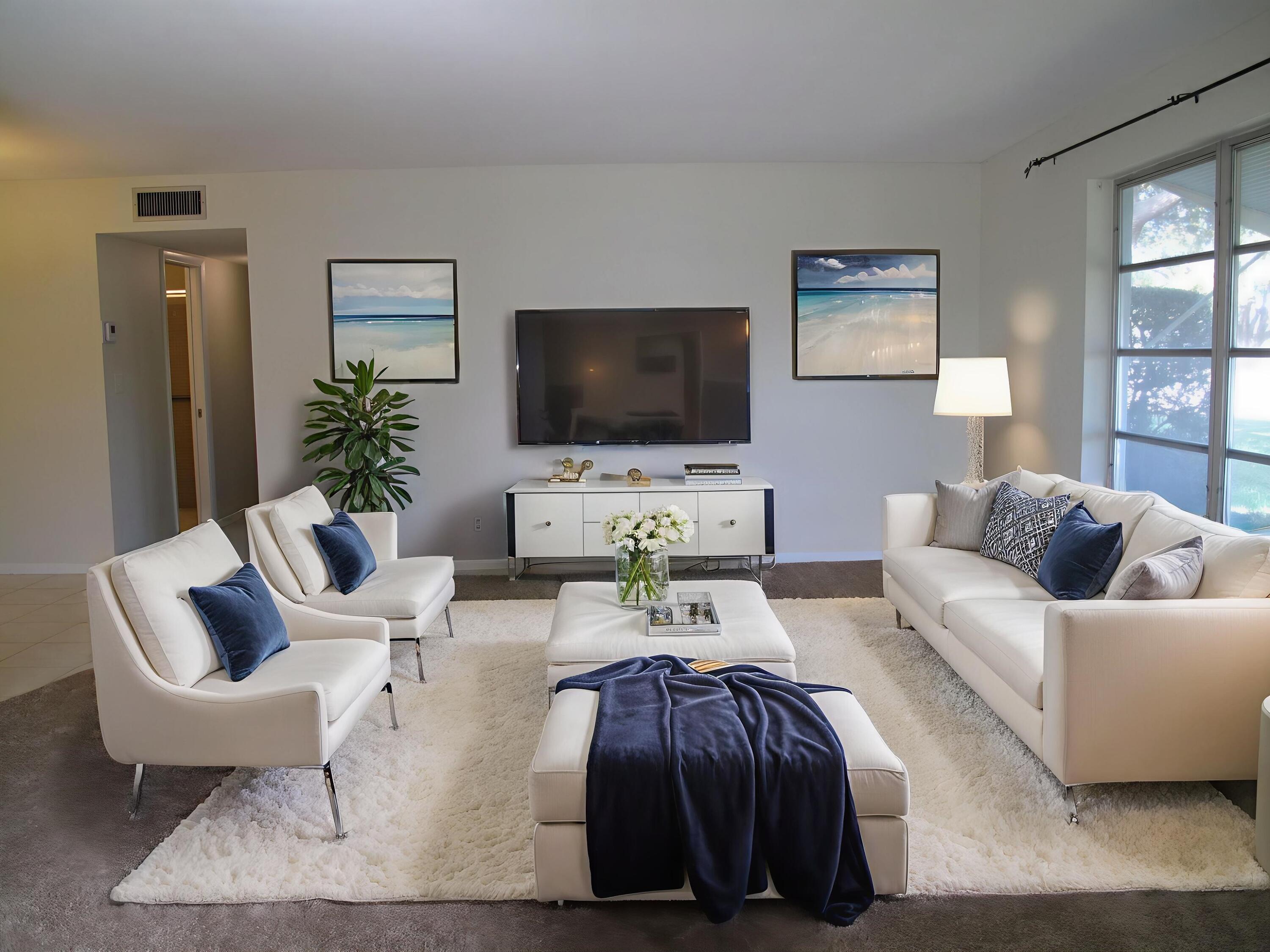 277 West High Point Court, Unit D Delray Beach, FL 33445 - Photo 9 of 47 IMG_6994 - Living Room - Modern - 4