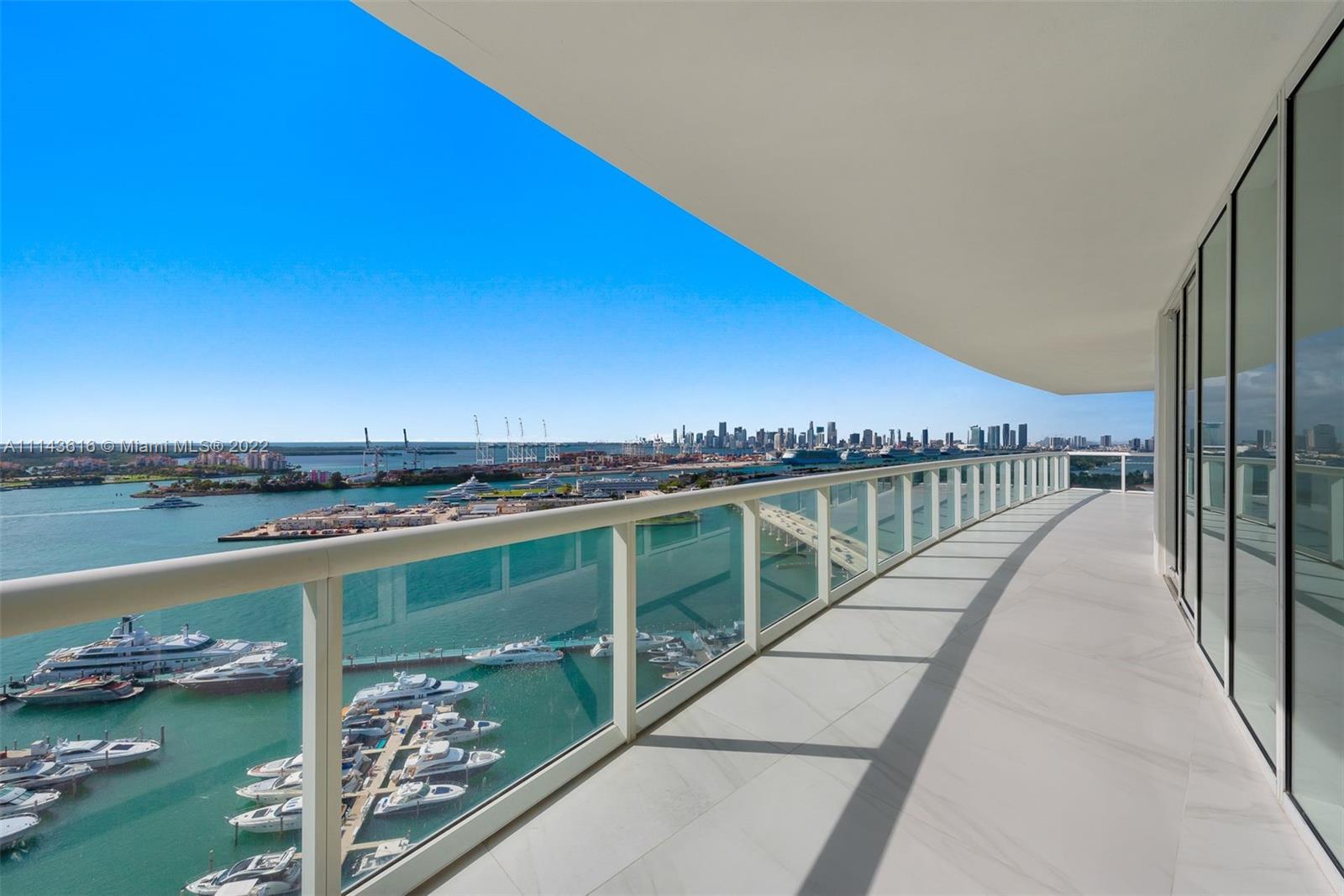 450 Alton Road, Unit 2301 Miami Beach, FL 33139 - Photo 19 of 21 a view of balcony with outdoor space