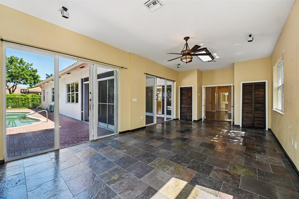 4181 Southwest 141st Avenue Davie, FL 33330 - Photo 25 of 61 a view of a porch with a table and chairs