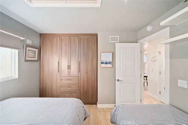 an aerial view of a residential houses