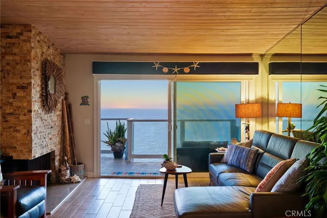 a view of a terrace with skyline