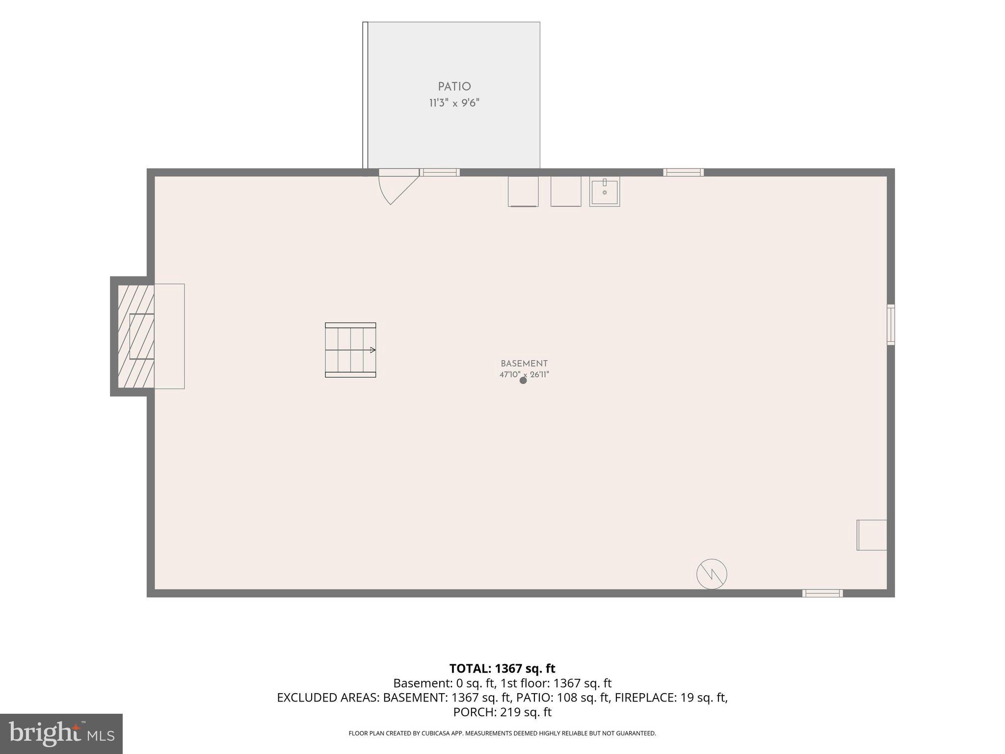 4404 Buffalo Road Mount Airy, MD 21771 - Photo 19 of 20 Lower Level Floor Plan for Reference