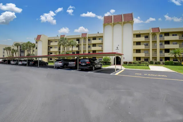 a view of street with tall buildings