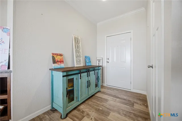 a workspace with furniture and window