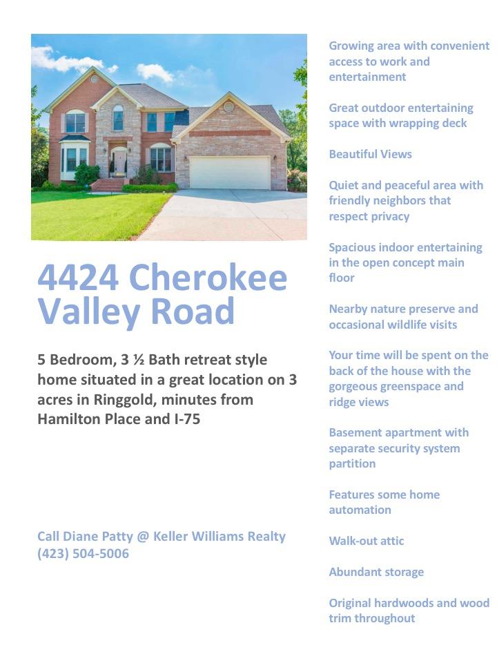 4424 Cherokee Valley Road Ringgold, GA 30736 - Photo 40 of 40 4424 Cherokee Valley Flyer