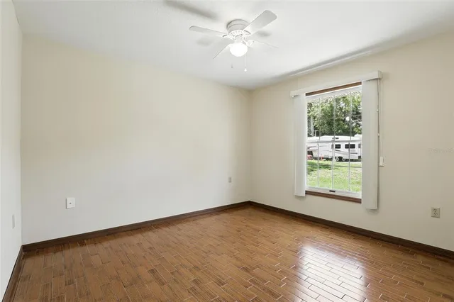 a view of a lake with a mountain view