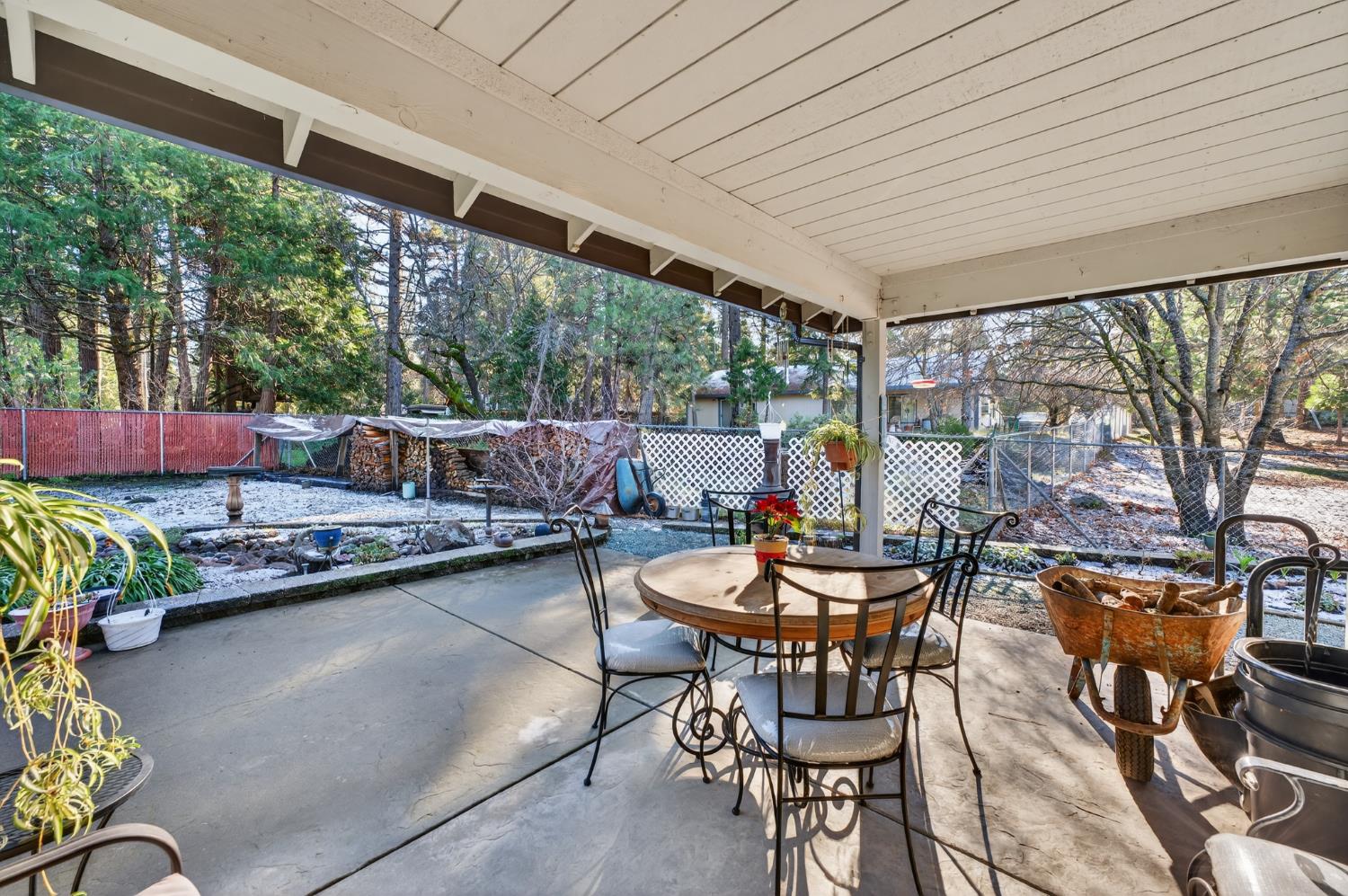 6140 Shad Way Pollock Pines, CA 95726 - Photo 27 of 48 Back yard covered patio