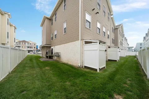 a view of a back yard of the house
