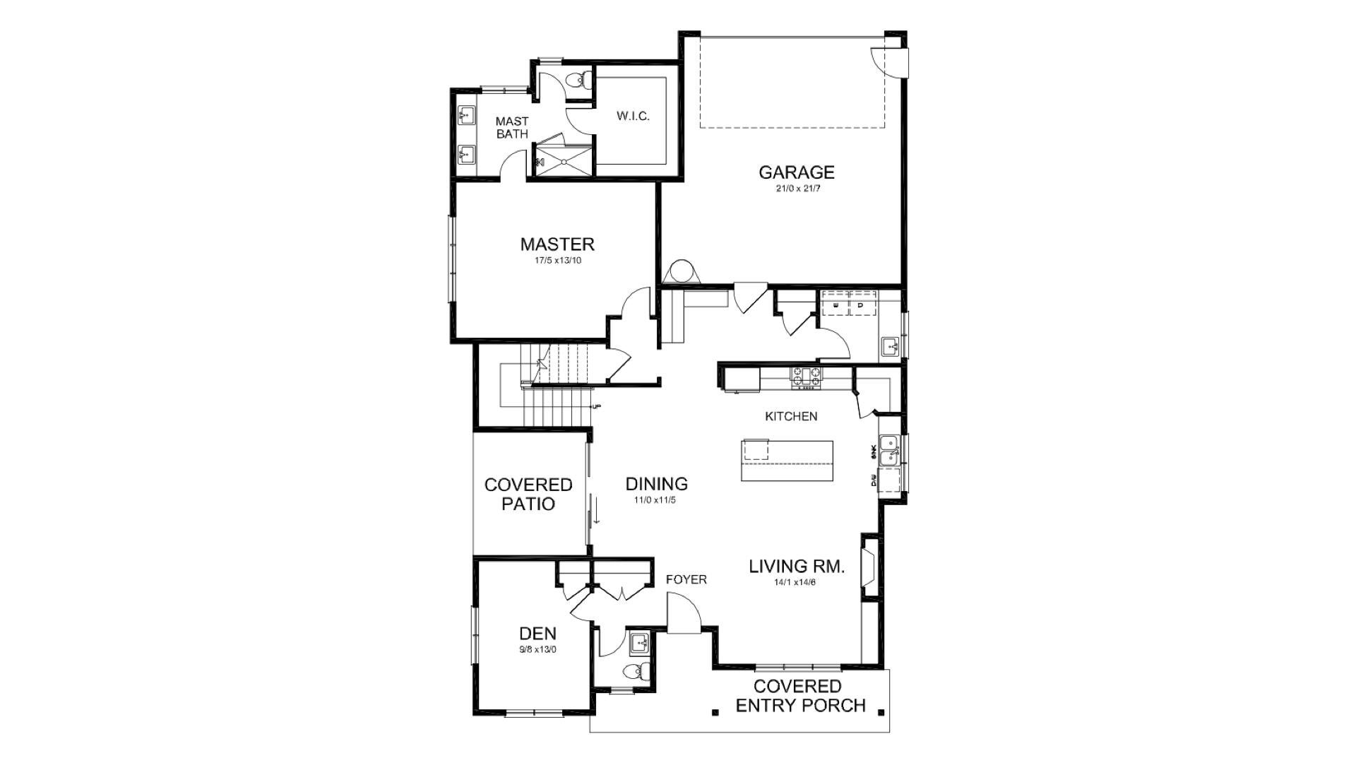 20470 Murphy Road Bend, OR 97702 - Photo 29 of 30 Main Floor Plan