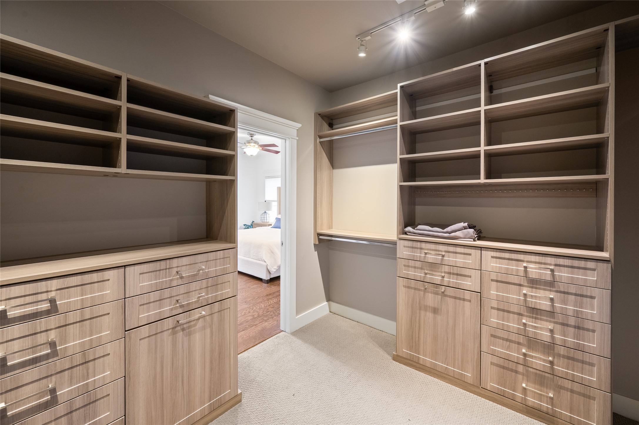 714 Wilken Street Houston, TX 77008 - Photo 23 of 35 a view of walk in closet with empty racks