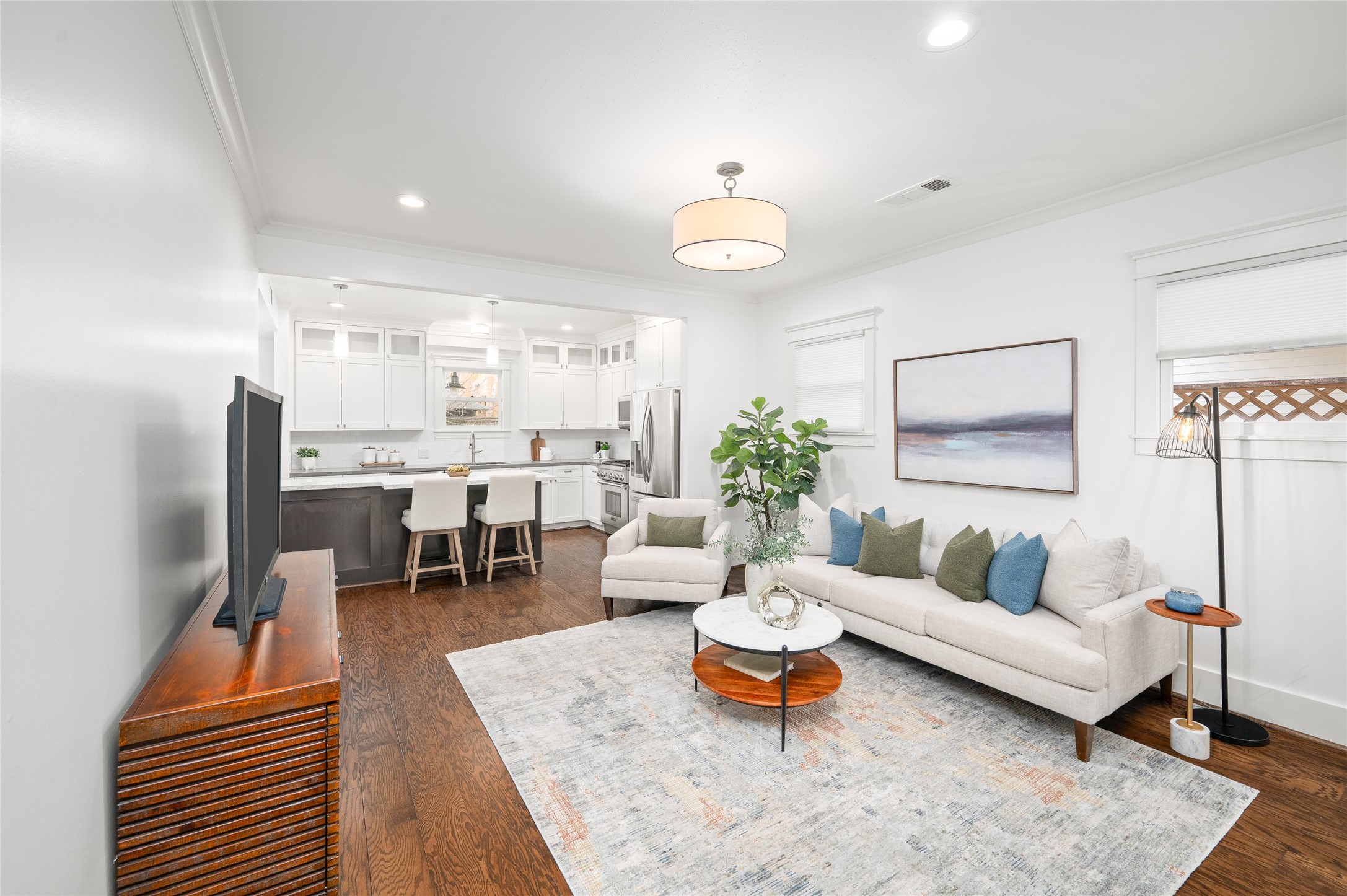 714 Wilken Street Houston, TX 77008 - Photo 9 of 35 a living room with furniture and a table