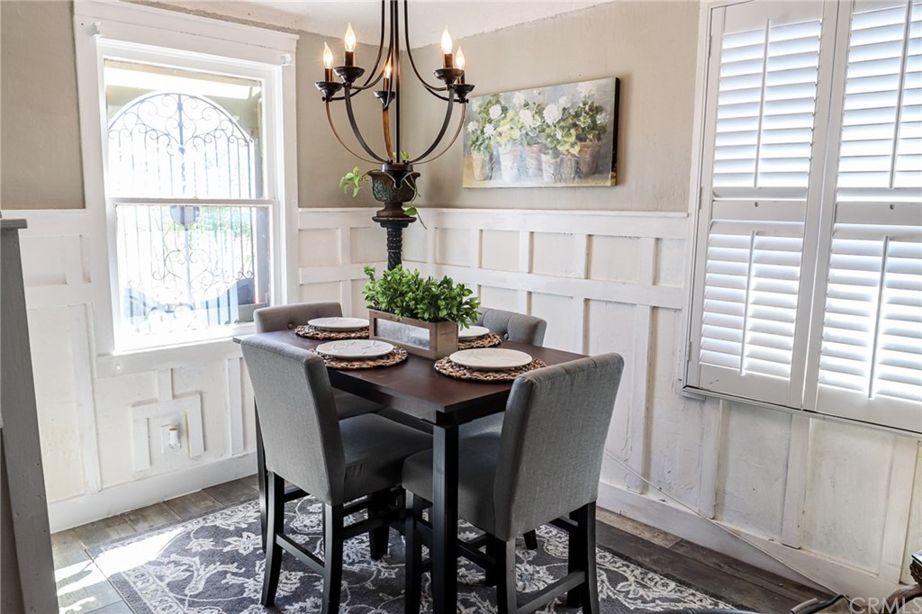 304 C Street Needles, CA 92363 - Photo 11 of 57 a view of a dining room with furniture window and outside view