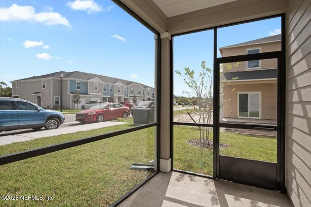a view of front door