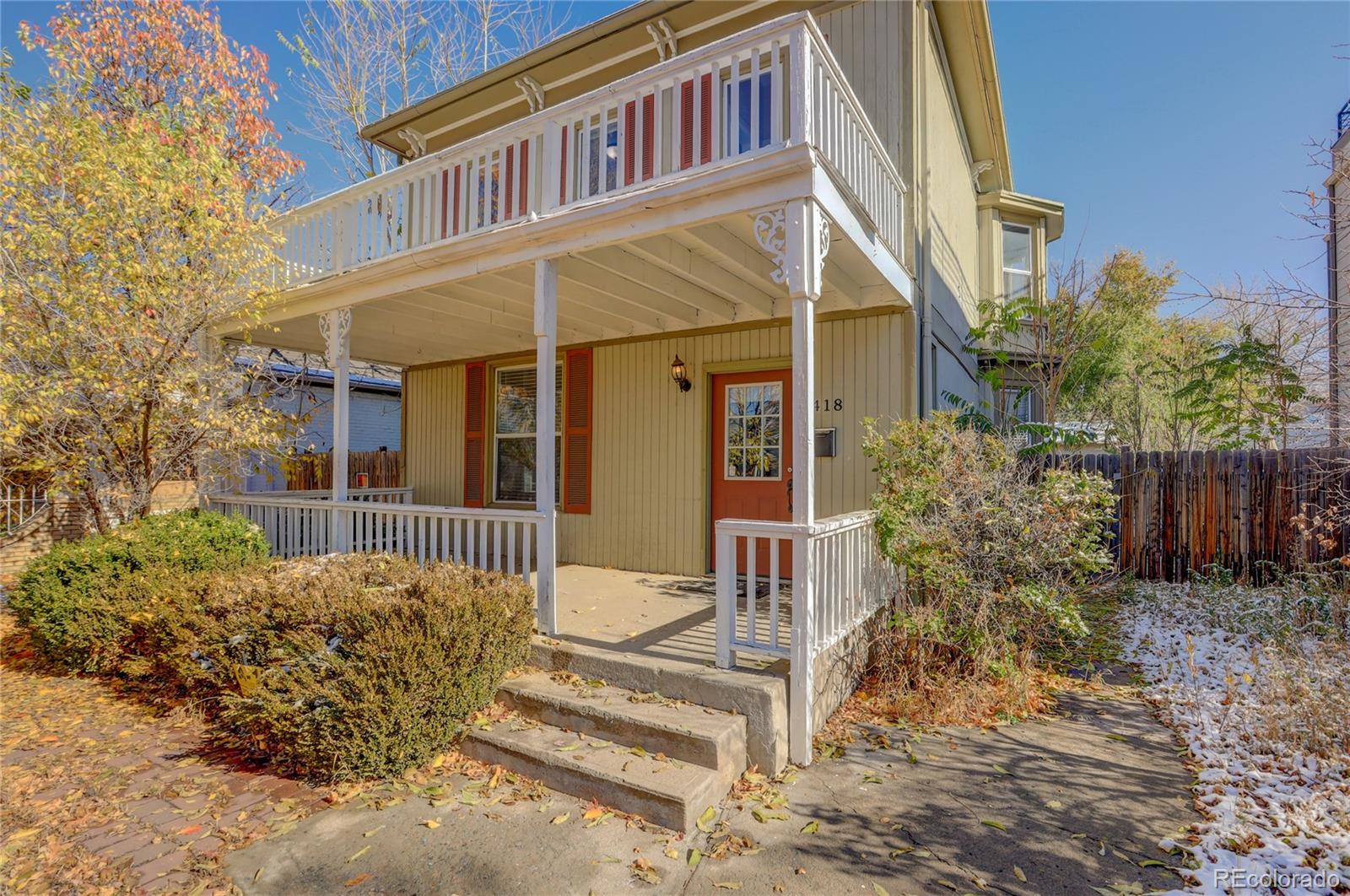 418 Inca Street Denver, CO 80204 - Photo 11 of 24 front view of a house with a yard