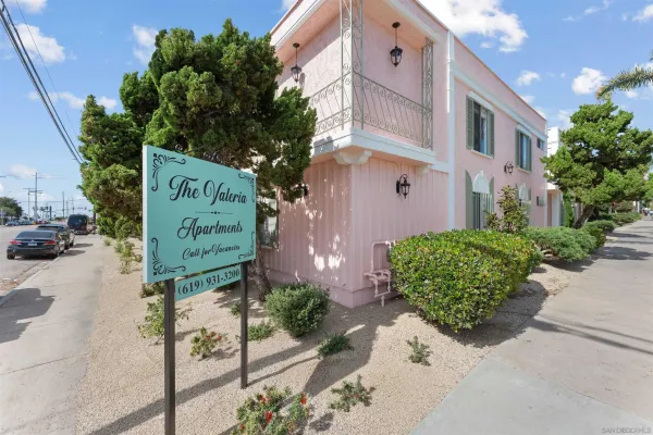 a sign on the side of a building