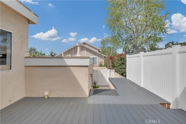 a view of outdoor space and deck