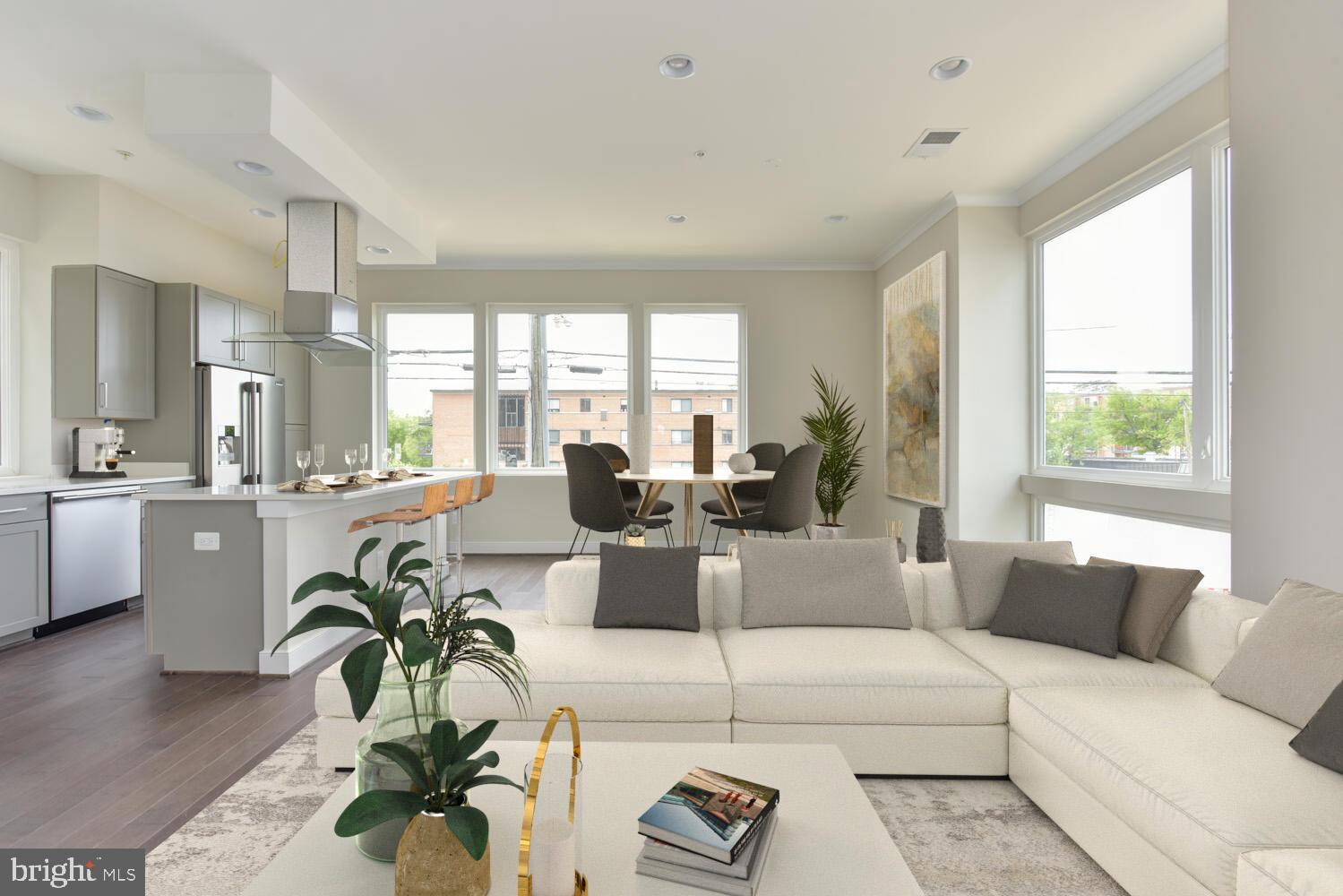 2823 24th Road South Arlington, VA 22206 - Photo 29 of 97 a living room with furniture and a large window