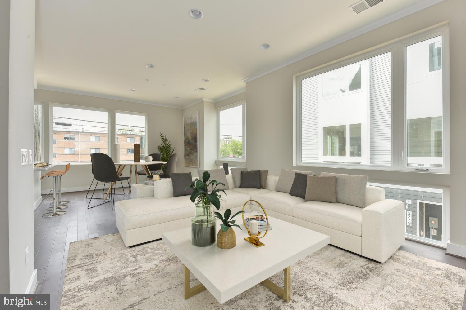 2823 24th Road South Arlington, VA 22206 - Photo 30 of 97 a living room with furniture and large windows