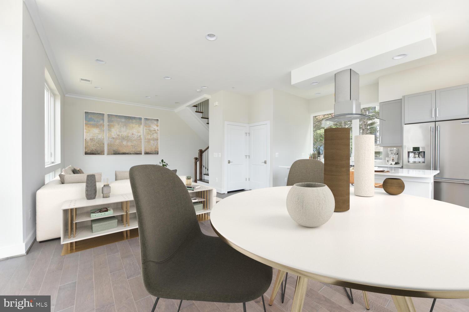 2823 24th Road South Arlington, VA 22206 - Photo 31 of 97 a dining room with furniture and wooden floor