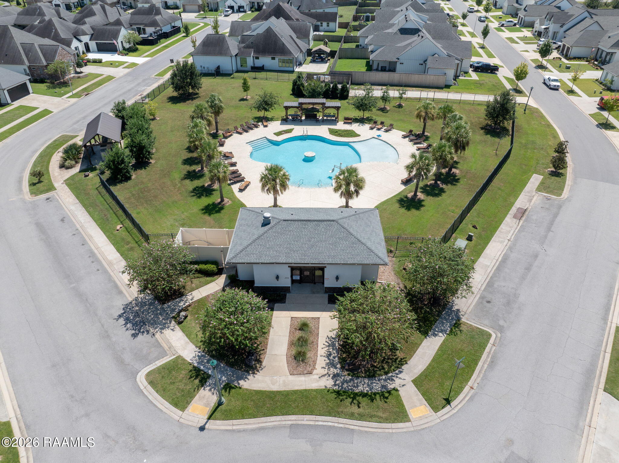 204 Redfern Street Lafayette, LA 70508 - Photo 22 of 22 Aerial Photo of Pool