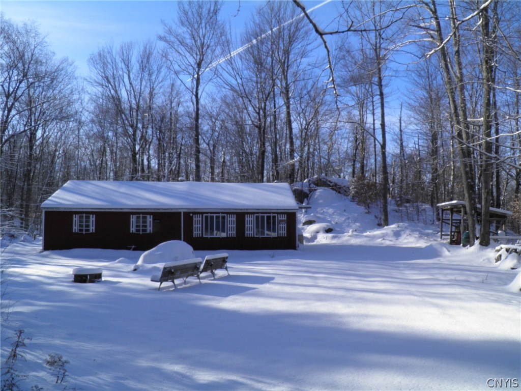 6487 Partridgeville Road Greig, NY 13312 - Photo 1 of 1 Cabin, front yard, driveway