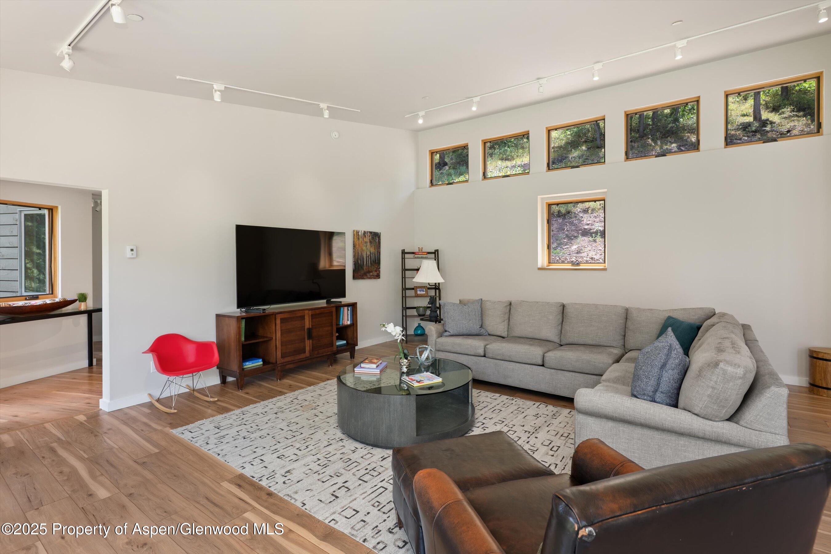768 Kings Lake Road Basalt, CO 81621 - Photo 11 of 42 a living room with furniture and a flat screen tv