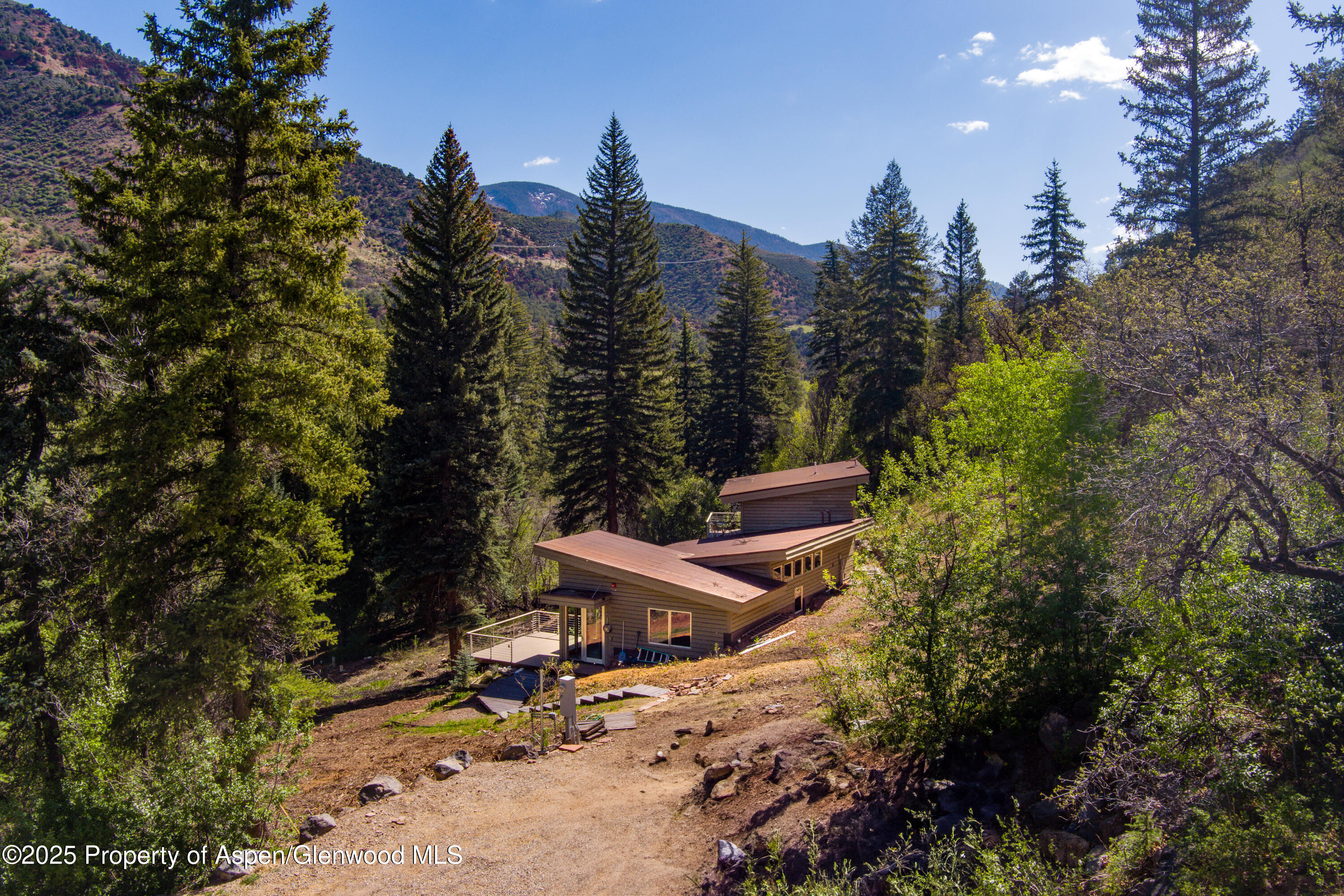 768 Kings Lake Road Basalt, CO 81621 - Photo 39 of 42 a view of a patio with a tree